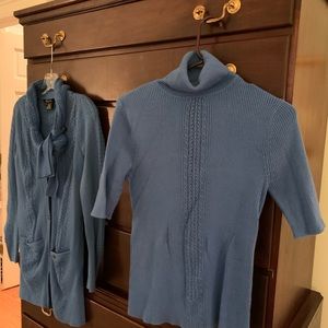 Etcetera blue sweater set